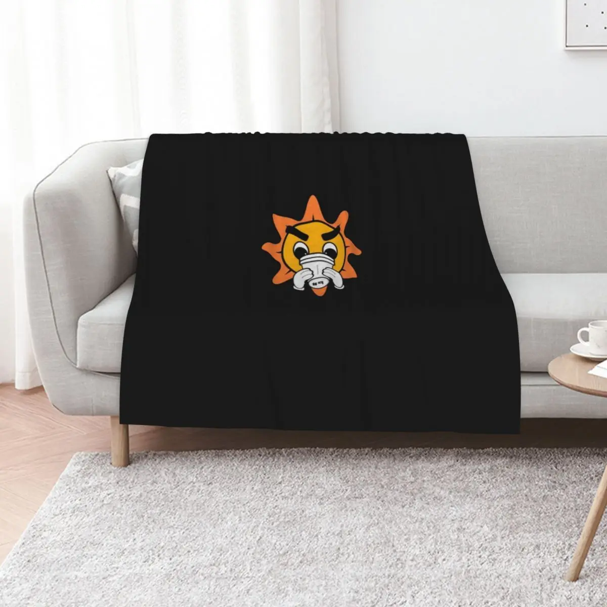 

GLO GANG CHIEF KEEF LOGO Classic T-Shirt Throw Blanket sofa bed Retros Giant Sofa Summer Beddings Blankets