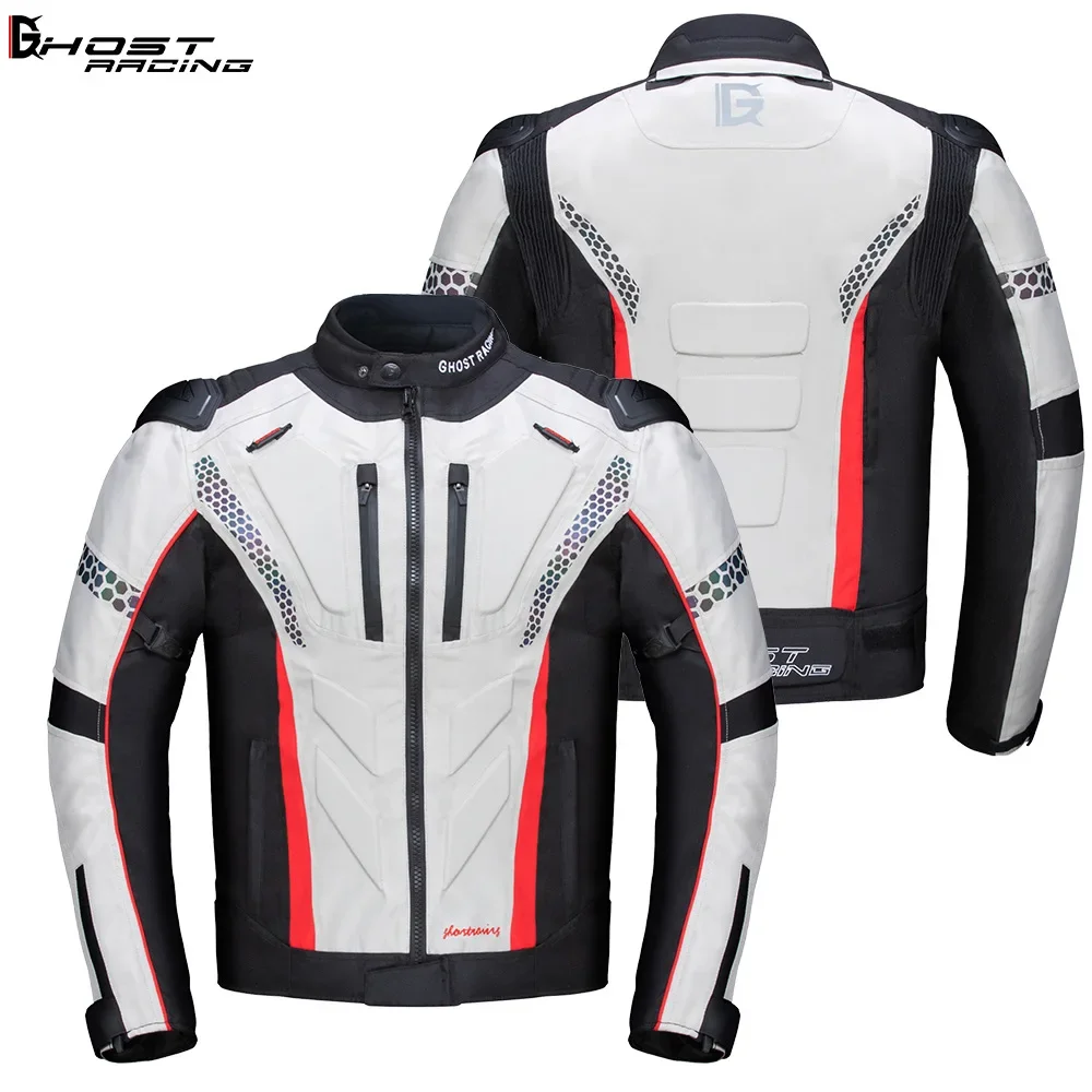 Motorcycle racing suit motorcycle jacket four-season riding universal split anti-fall breathable waterproof clothing