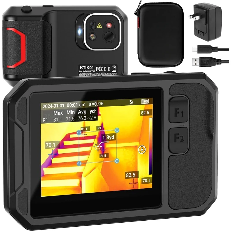 home.Thermal Imaging Camera, 256 x 192 IR Resolution , 25 Hz, Wi-Fi, 3.5