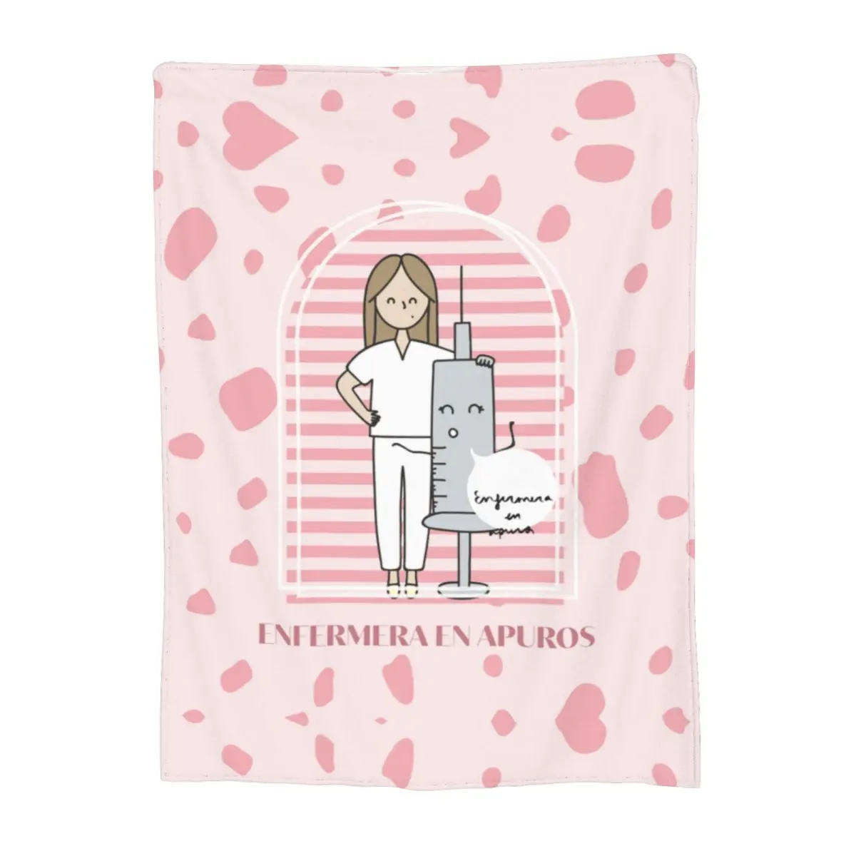 אחות נוחות nap שמיכה enfermera en apuros אביזרים ספה ספה דקורטיביים לזרוק שמיכות סופר