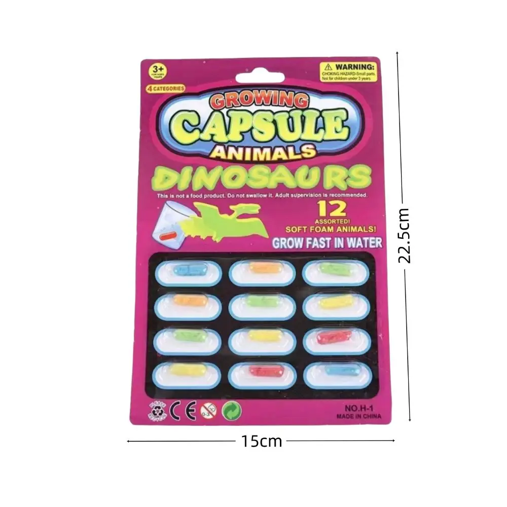 3 Pack Growing in Water Animals Soaking Toys Stretchable Creative Water Animals Toy Relieve Stress Grow Capsules Toy Baby Gifts