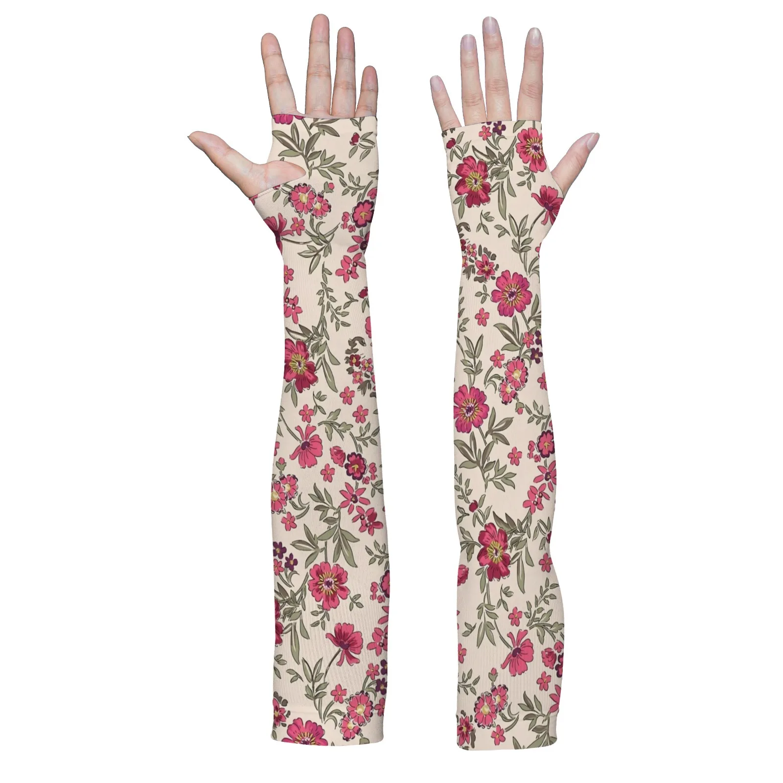 

Шикарные и винтажные садовые рукава с цветочным принтом — защитная защита от солнца, легкая и дышащая для посадки на открытом воздухе