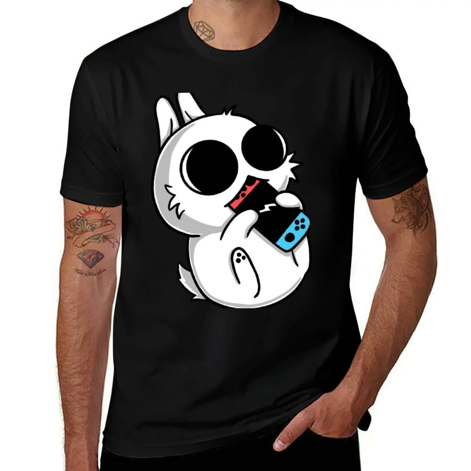 

Bip Eating Switch T-Shirt cotton t shirt pack anime t shirts oversize t shirt man luxury T-Shirt