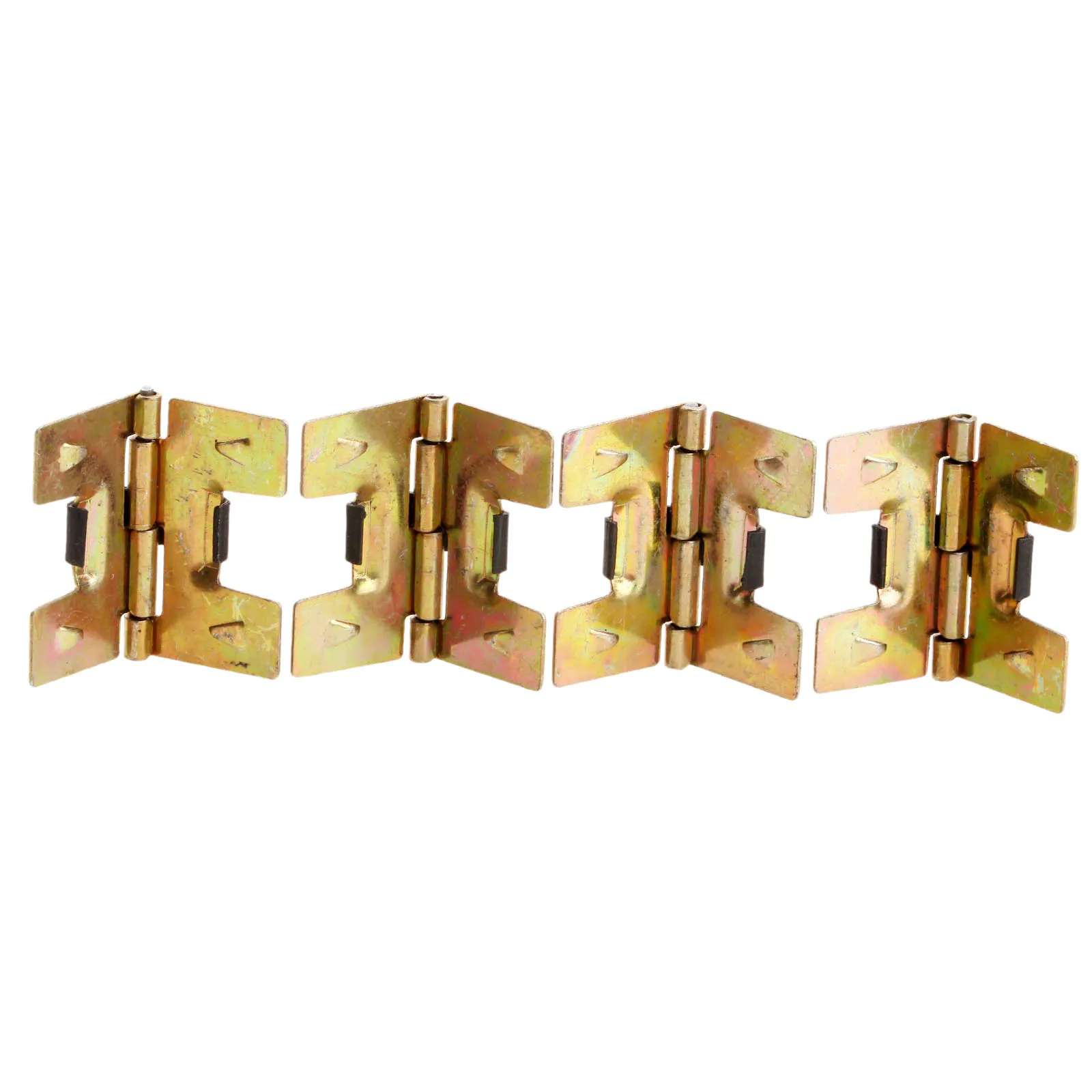 40Pc Vintage Mini Self-Closing Spring Hinges For Jewelry Glasses Box Cabinet Wooden Gift Box Decorative Hinge Furniture Fittings