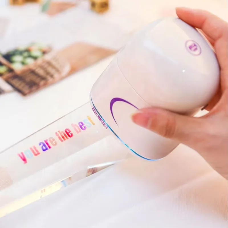 طابعة نفث الحبر اللاسلكية DIY لطباعة ملصقات النص والتاريخ مع أحبار آمنة للبيئة
