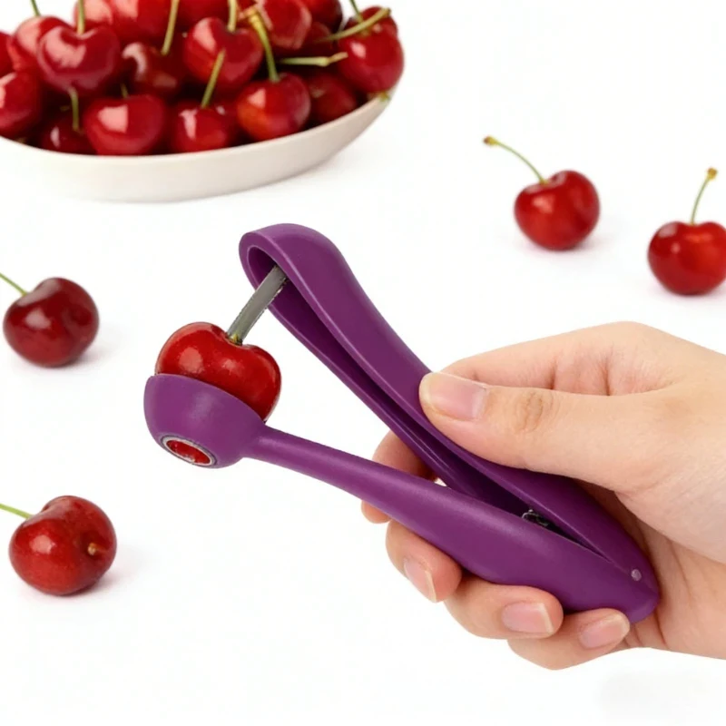 1-6pcs Multifunctional Cherry Pitter Cherry Core Seed Remover Fast Fruit Pit Remover Tool Creative Kitchen Gadget for Cherries