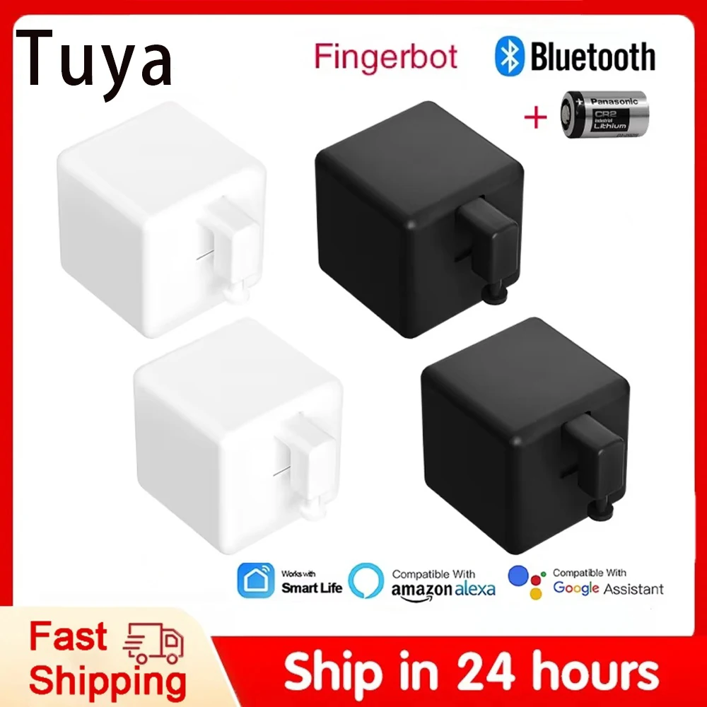 Tuya بلوتوث الذكية Fingerbot التبديل بوت البعيد المرآب الستائر زر روبوت انتهازي العمل مع أليكسا جوجل المنزل صوت مساعد