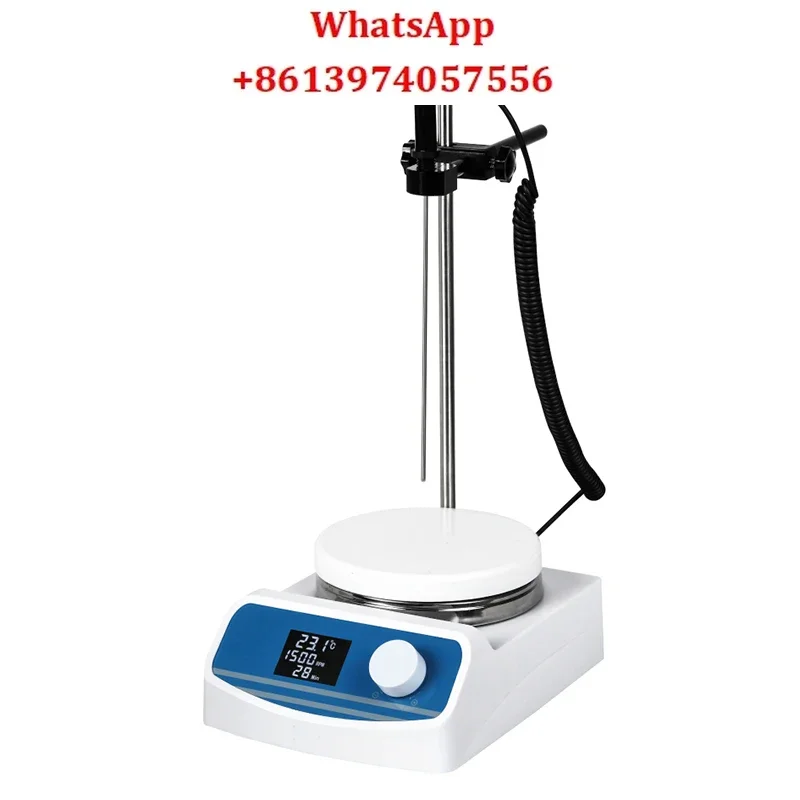 Digital Display Constant Temperature Heating Magnetic Stirrer Laboratory Small Blender Multi Station Large Capacity