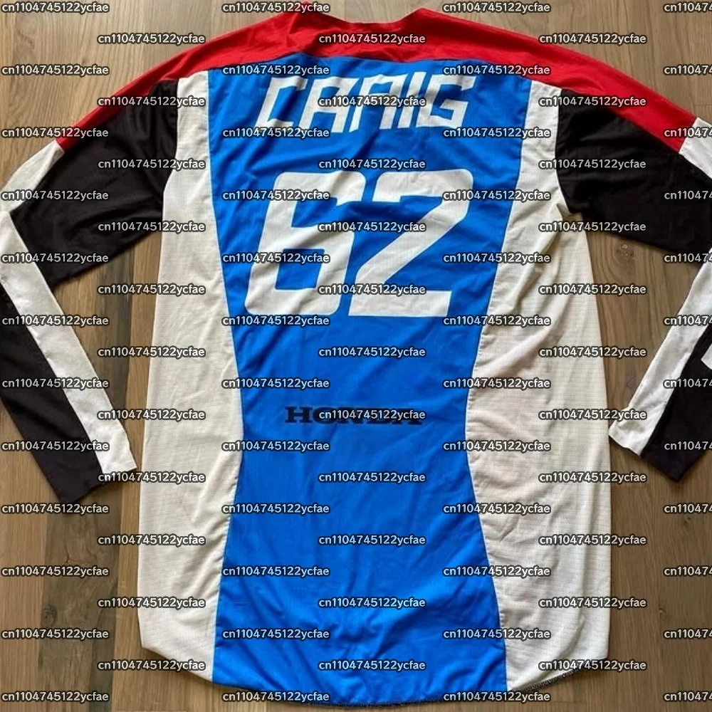 

Мотоциклетный трикотаж Honda 2025, рубашка для гоночной команды, байкерское снаряжение для верховой езды, спортивная одежда, повседневная уличная одежда, официальный заводской гоночный топ