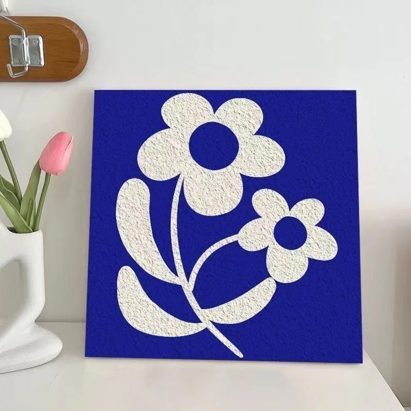 

A6099 Pastel flowers oil painting.