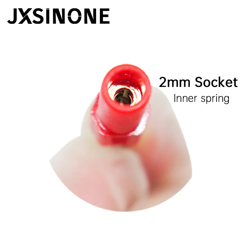 JXSINONE P7024 2มม.ฤดูใบไม้ผลิ4มม.กล้วยปลั๊กอะแดปเตอร์เชื่อมต่อทั่วไป2มม.ปากกามัลติมิเตอร์