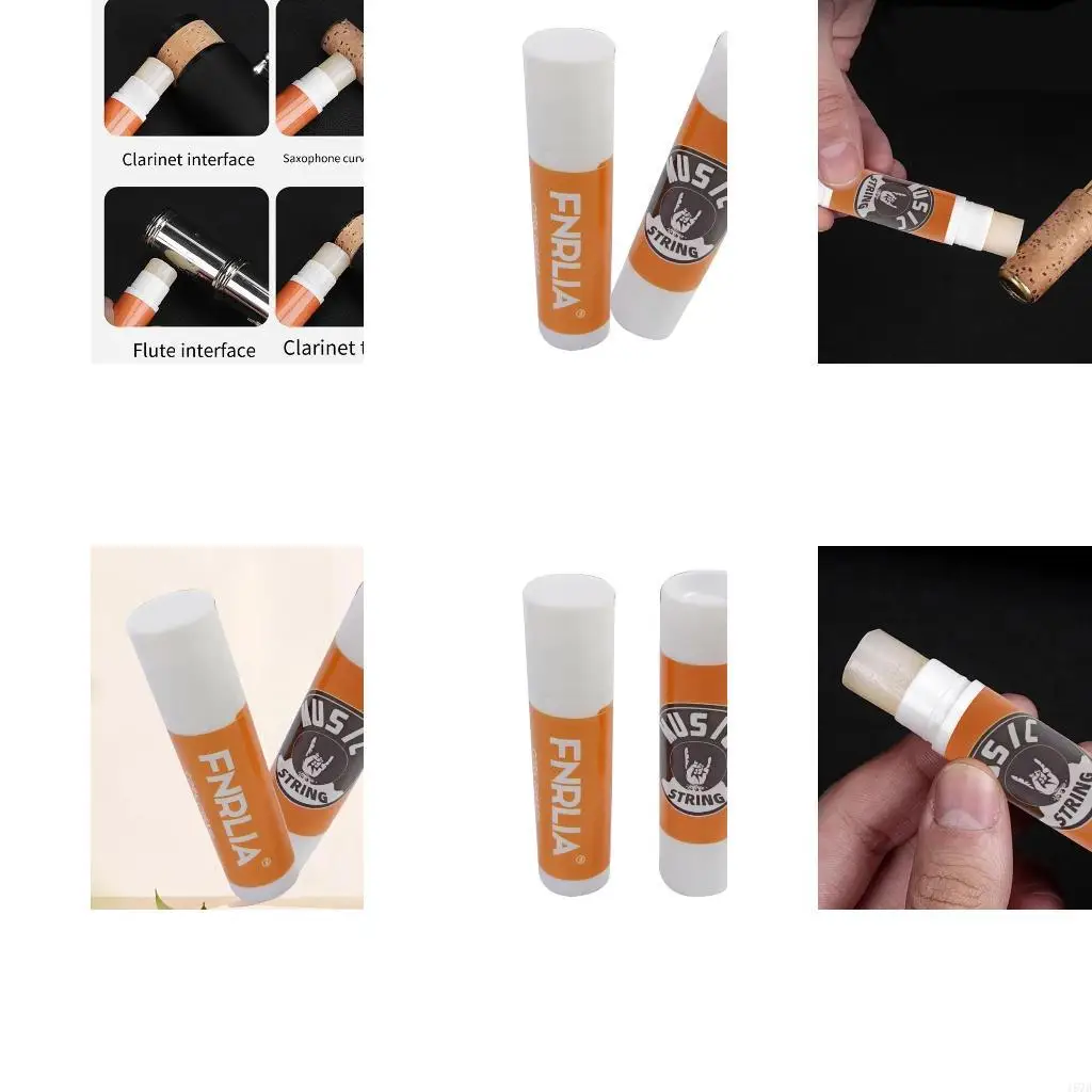 

2Pcs Cork Greases Slide Lubricants for Sax Clarinet Oboe Flute Easy to Use 157D