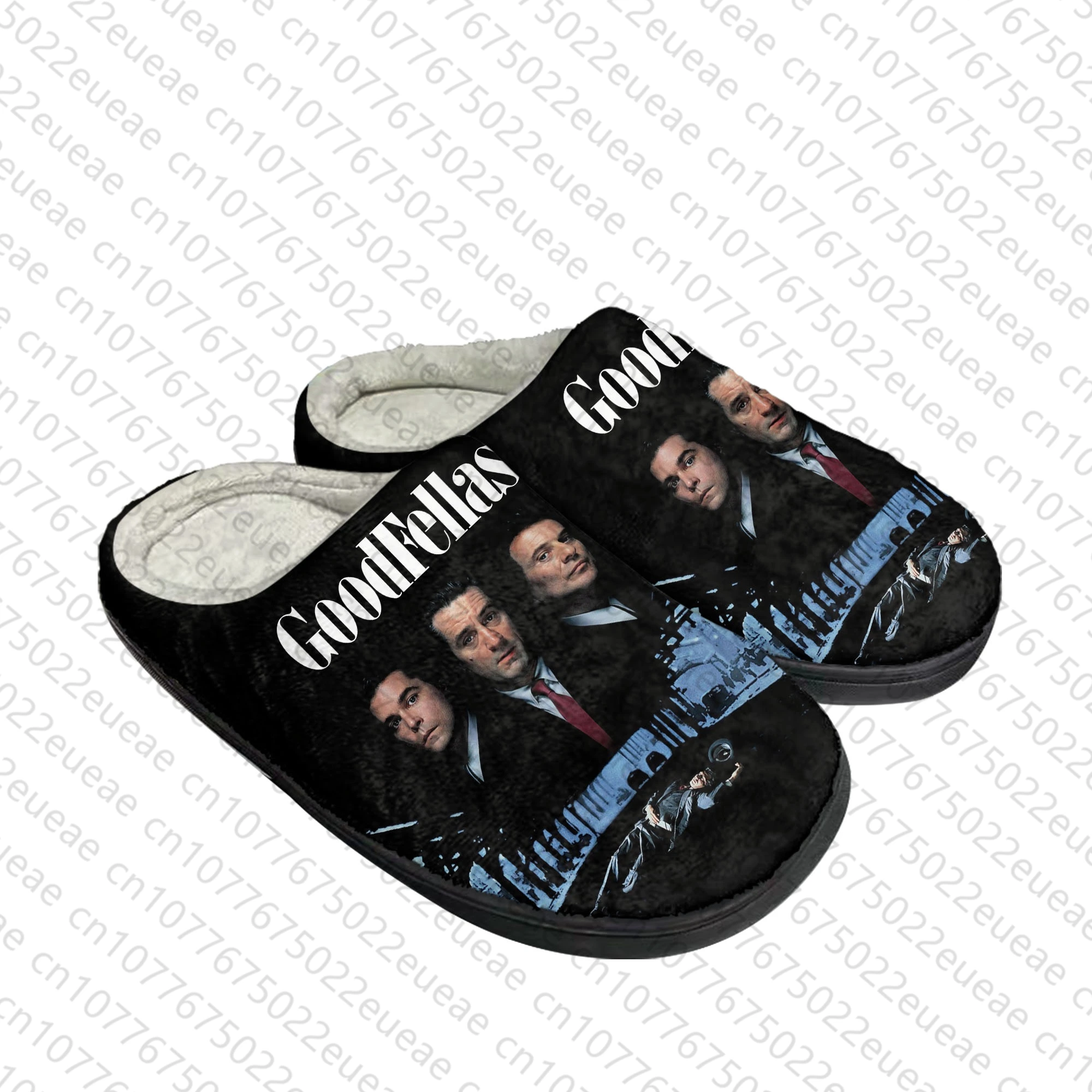 Goodfellas Home Cotton Slippers Mens Womens Robert De Niro Plush Bedroom Casual Keep Warm Shoes Thermal Slipper Customized Shoe