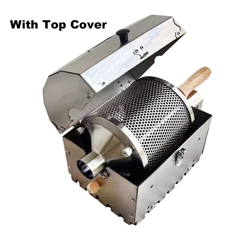 AS1-S400T Household Coffee Roaster Commercial Coffee Bean Roaster Thermal High Temperature Resistant Stainless Steel Styles Drum