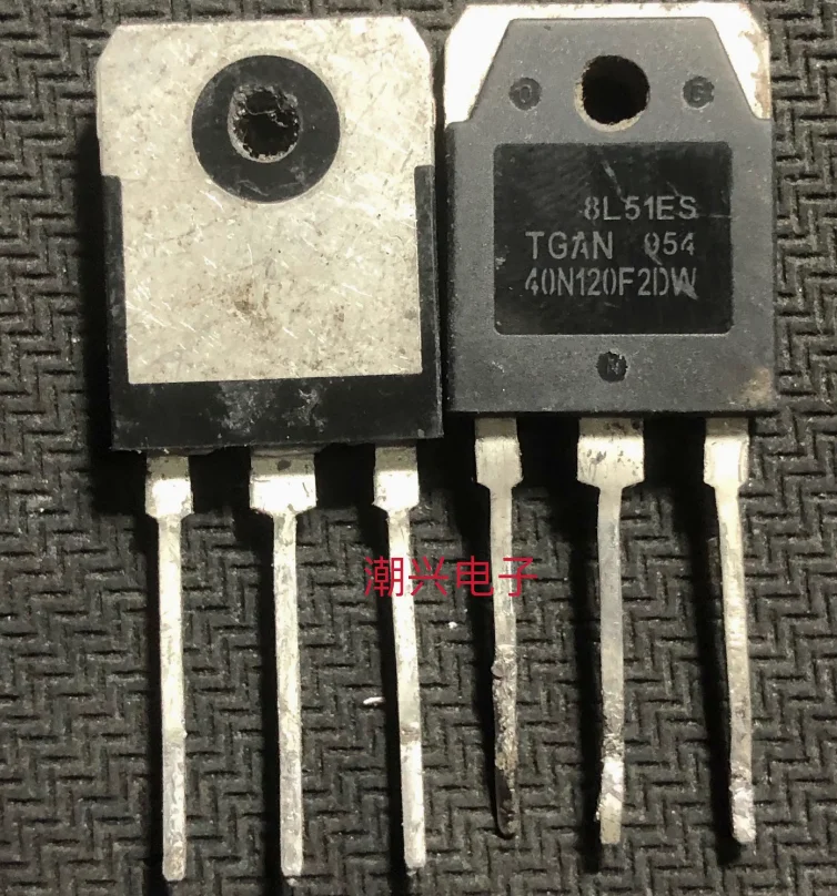 5pcs Used TGAN40N120FDR TGAN40N120F2DW original imported disassembled IGBT tube 40A 1200V measured