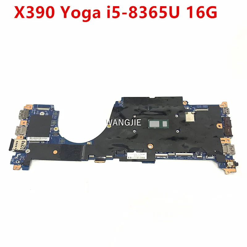 

For Lenovo ThinkPad X390 Yoga Laptop motherboard WIN i5-8365U CPU 16G RAM 18729-1 02HM800 448.0G103.0011 100% Working
