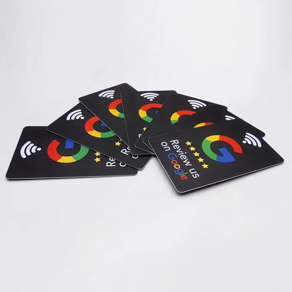 5 Stück Langlebige PVC Google-Bewertungs-NFC-Karten zur Steigerung Ihrer Online-Präsenz, PVC-Material – Detail 2