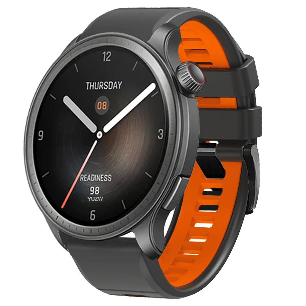 22 مللي متر سيليكون حزام ل Huami Amazfit BALANCE 2/Bip6/GTR 4/3/2 GTR 47 مللي متر سوار ساعة ذكية لساعة Xiaomi S4/S3/S1/Color 2 Sport