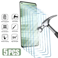 5PCS Protective Glass for Realme 7 8 9 Pro Plus 8i Screen Protector for Realme C11 C21 X2 GT 2 Pro Neo 2 3 Glass