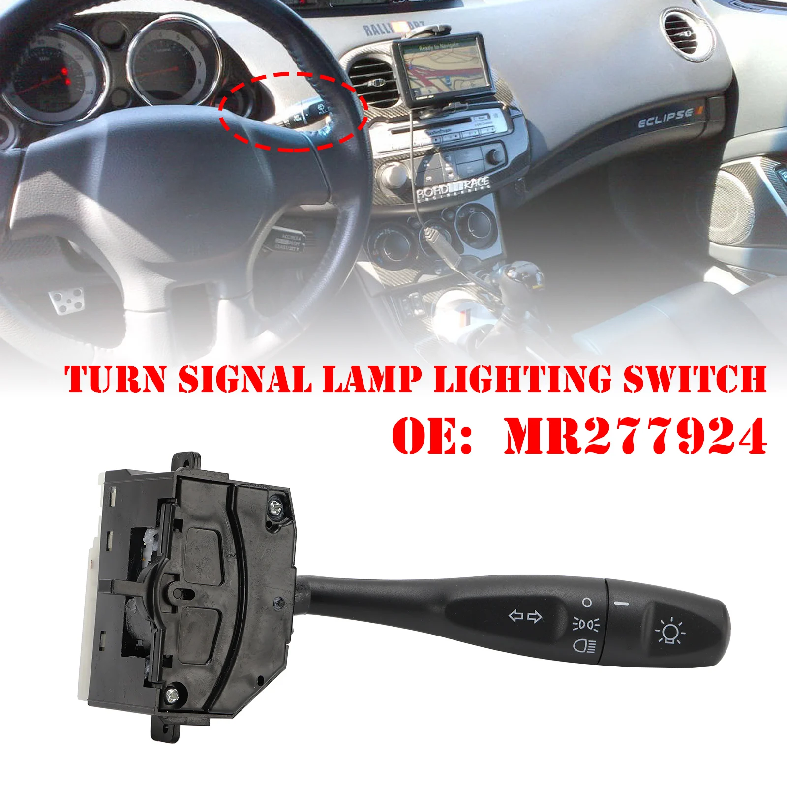 Artudatech Turn Signal Lamp Lighting Switch For Mitsubishi Eclipse Galant Montero MR277924 Car Accessories