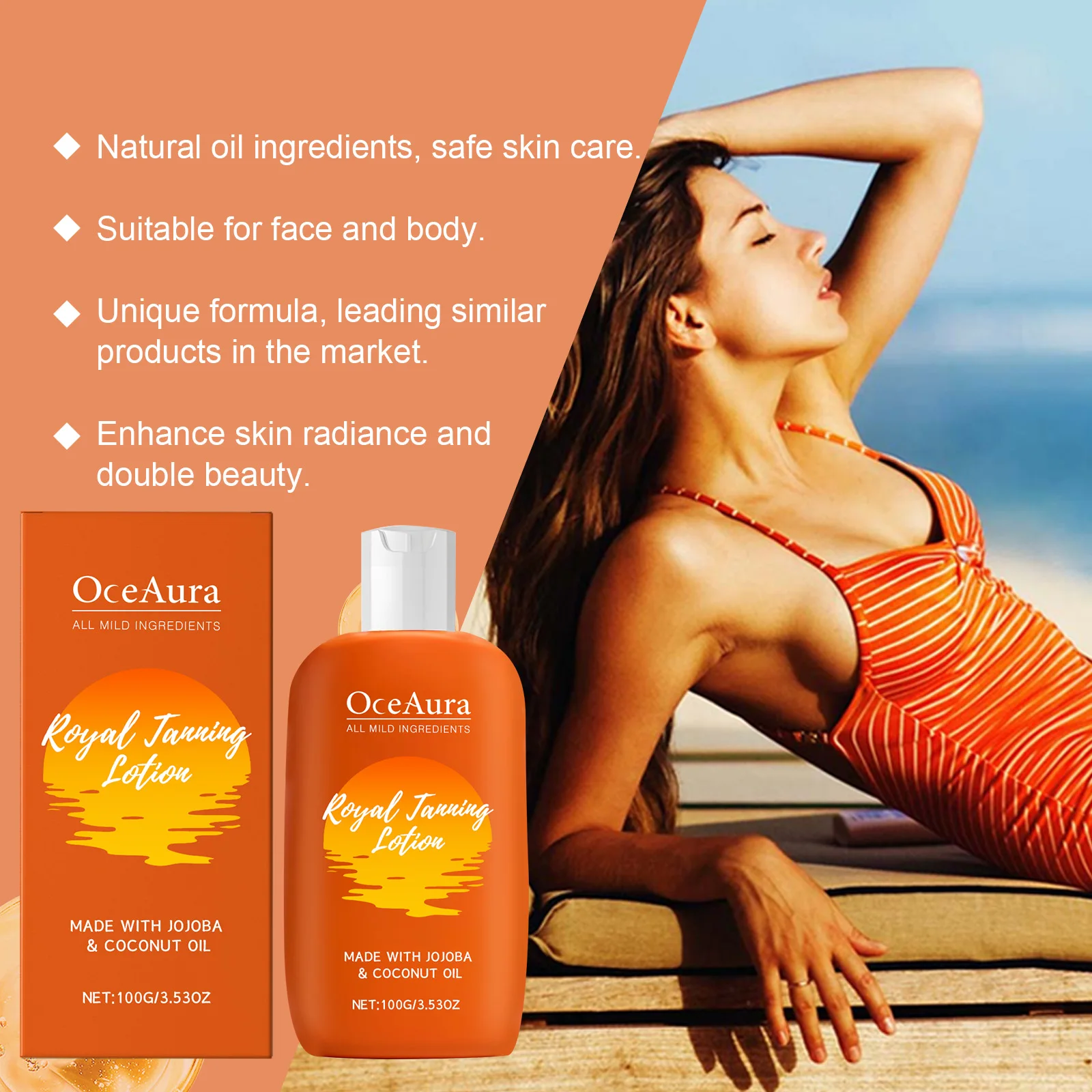 Shine Brown Tanning Cream Even Skin Tone Body Lotion Facial Tanner Strengthen Melanin Solarium Cream Accelerate Suntan Products