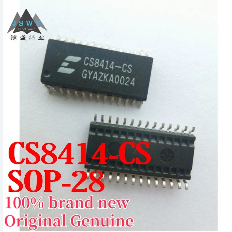 

(2/30 pcs) CS8414-CS CS8414 SOP-28 Decoder Digital Receiver Chip In Stock Fast Shipping Free Shipping