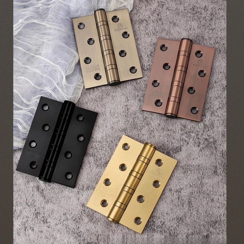 4‑Inch Large Stainless Steel Swing Hinge, Silent Bearing Hardware with Rust‑Resistant Corrosion‑Proof Performance Outdoor
