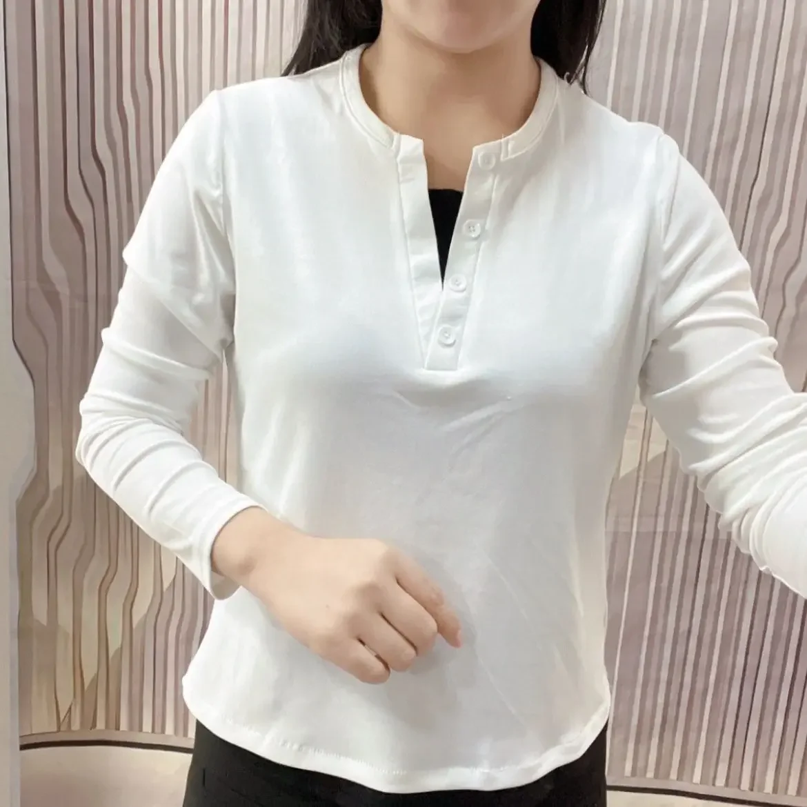 Fashion Casual Patchwork T-Shirt Spring Autumn New Women's