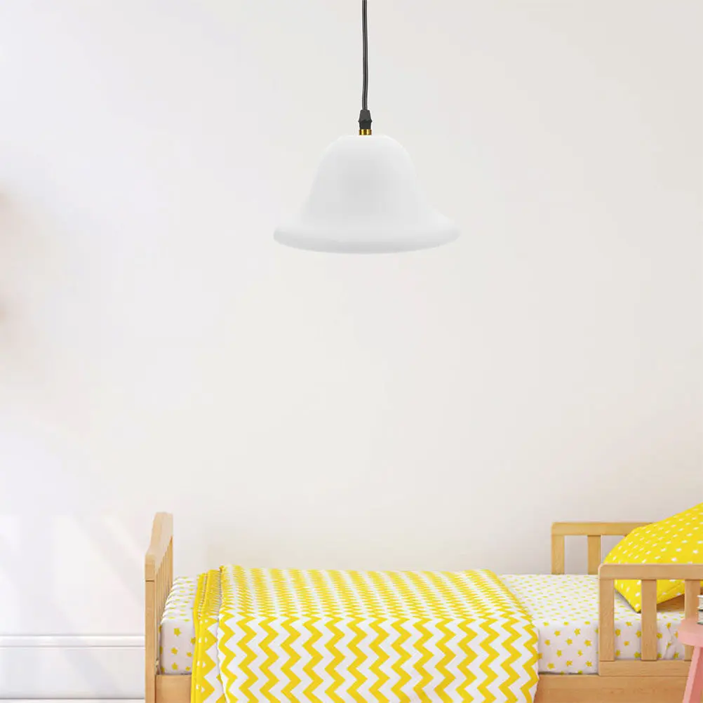 4-個のキノコランプシェード強力なプラスチック装飾ランプシェード家庭用ホテルバーモダンなシャンデリアシェード屋内ライトカバー