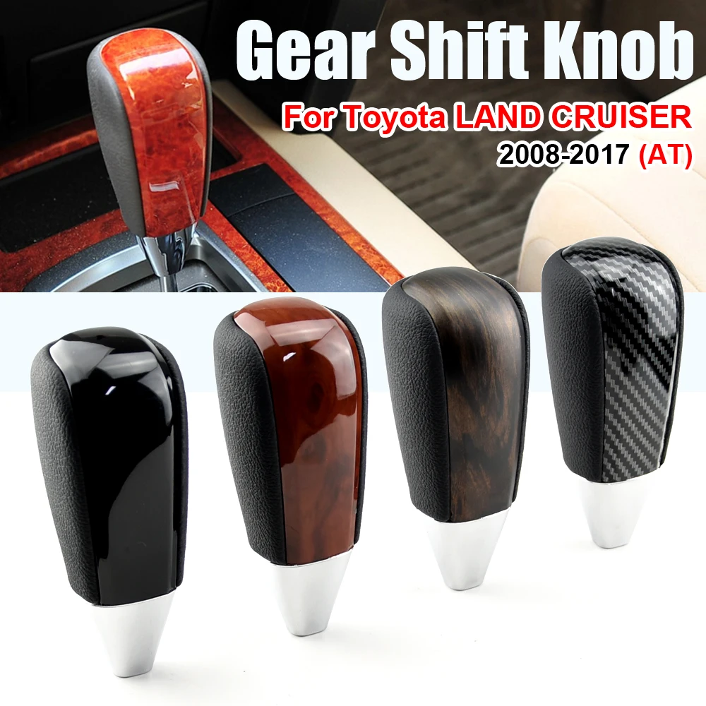 Hot Sale Automatic Car Gearbox Handles Gear Shift Knob Stick Lever Head Car Styling For Toyota Land Cruiser 200 FJ20 2008-2017