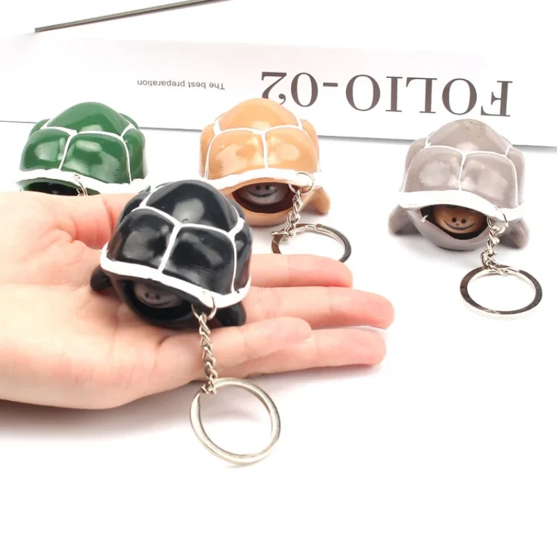 Creative Decompression Artifact Relaxation Vent Toy Squeeze Turtle Key Chain Turtle Vent Ball Hand Pinch Antistress Relief Toy