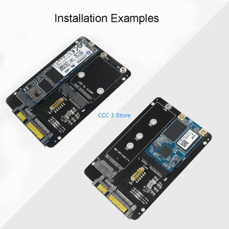 

97BF 1PCS NGFF MSATA TO SATA3 2,5 -дюймовой карты адаптера (без SSD -карты)