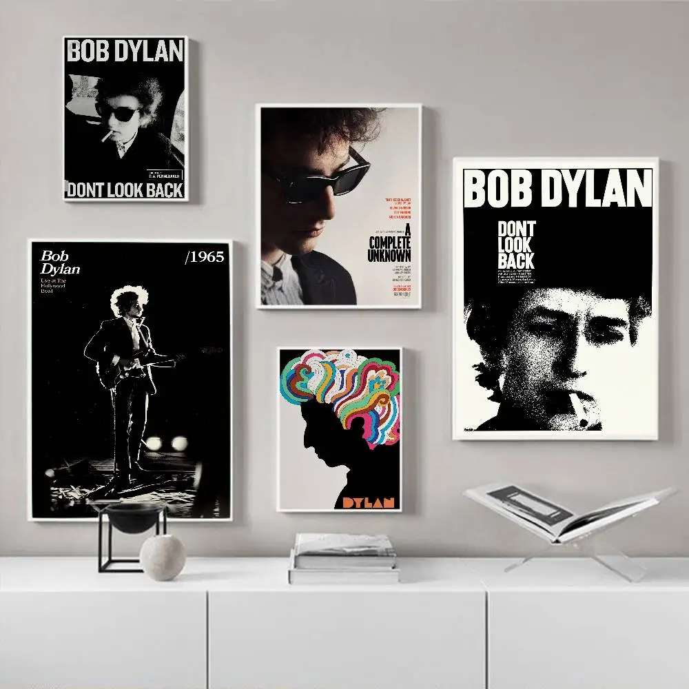 المغني الكلاسيكي بوب ديلان الفيلم الكلاسيكي الملصقات خمر غرفة بار مقهى ديكور الشمال ديكور المنزل #2