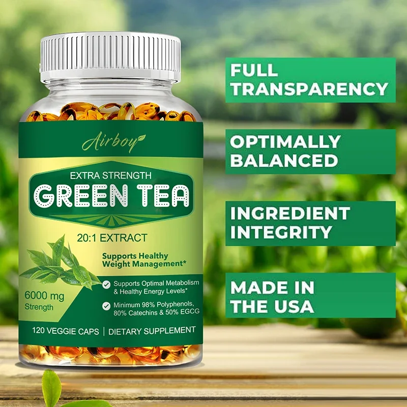 Green Tea - for Intestinal Digestion, Gut Health, Control Appetite & Weight