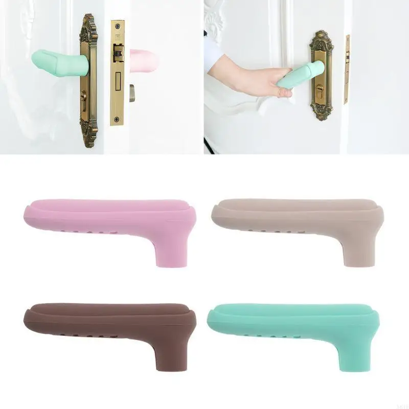 

N84E Door Grip Anti-collision Multifunctional Door Handle Protective Cover for Home