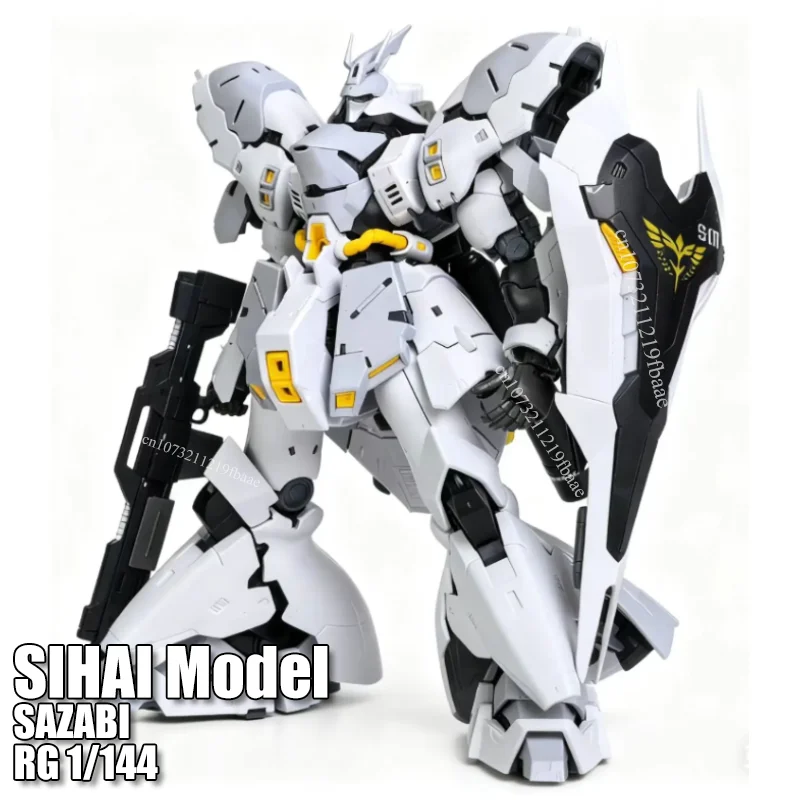 

In Stock SIHAI Model SAZABI RG 1/144 MSN-04 Assembly Model Kit Toys White Version Action Figures Robot Plastic Model Kits Gift