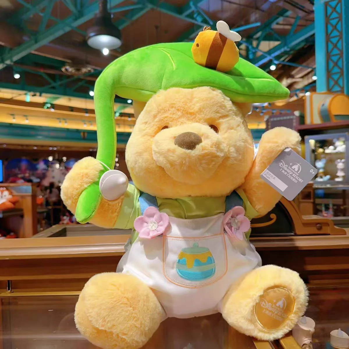 

Шанхай Диснейленд Парк Офисия Винни-Пух Медведь M/L Код Зима Лето Милая Мягкая Плюшевая Игрушка Кукла Подарок На День Рождения