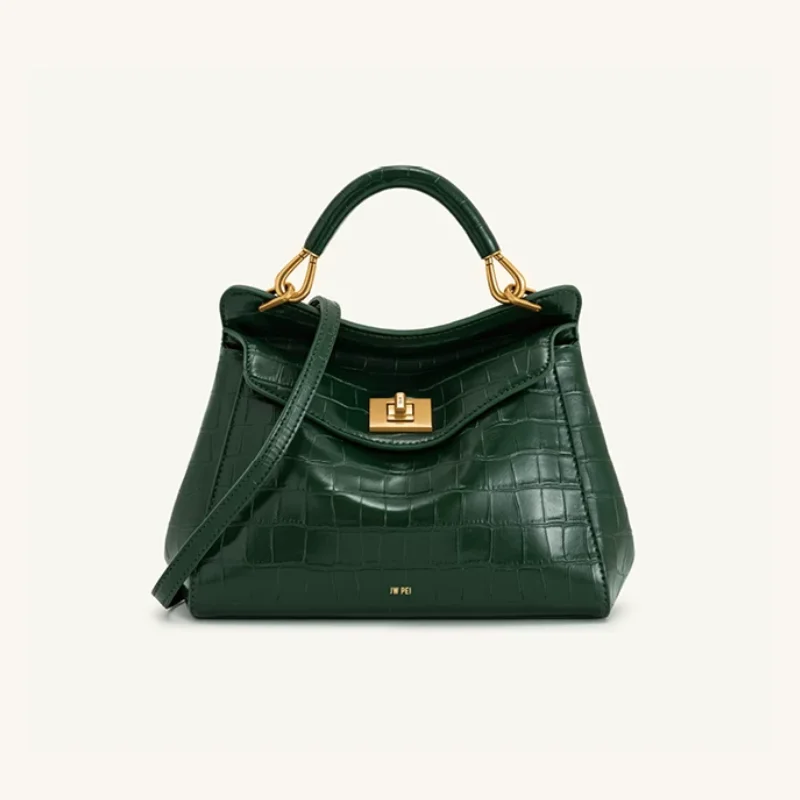 

JW PEI Pillow Bag Lucia Lock Bag Fashion Small Handbag French Shoulder Bag Women's Cross Shoulder Bag