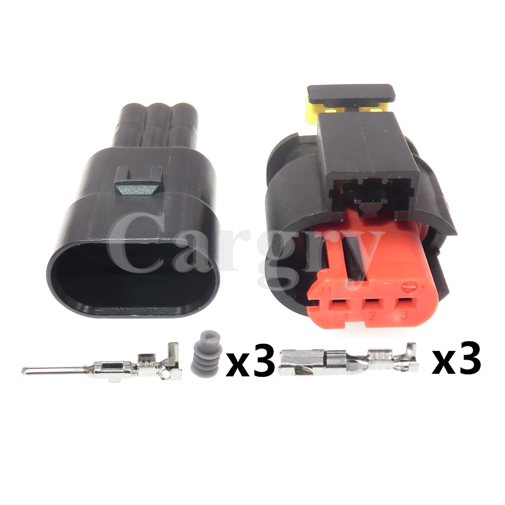 1 Set 3P 284426-1 284425-1 Automotive High Spannung Paket Zündspule Kabelbaum Wasserdichte Steckdose auto Stecker