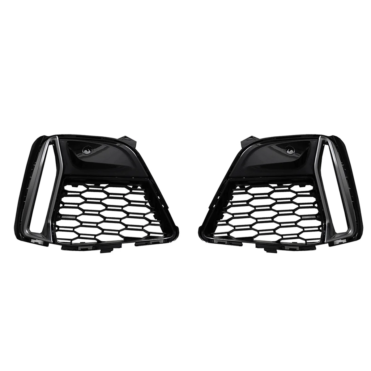 

1Pair Front Fog Lamp Grille Trim Chrome Cover for BMW 3 Series G20 G21 G28 M340I 2019-2022 51118075649 51118075650,