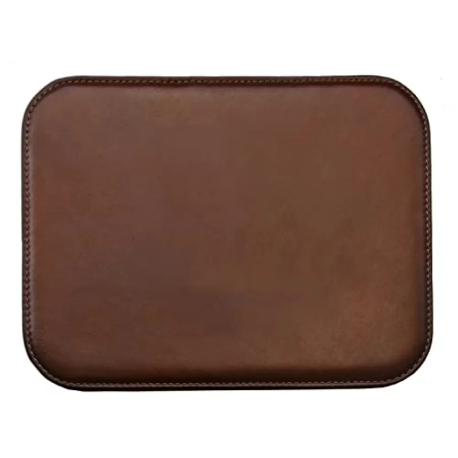 Italian Leather Mouse Pad for Home or Office Desktop Handmade in Italy