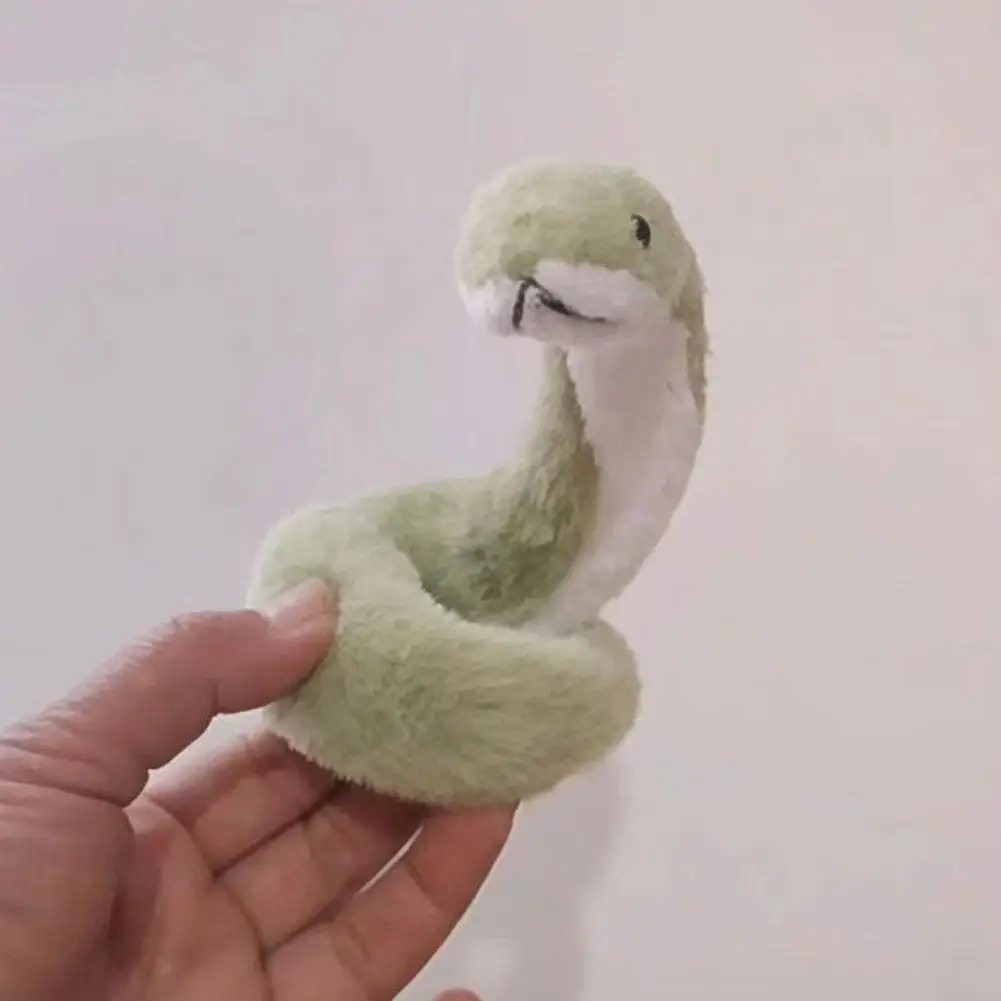 

Lovely Snake Figure Plush Toy Doll Playful Children Cute Ornament Mascot Small Green Snake Stuffed Doll Pendant Bag Decor Gifts