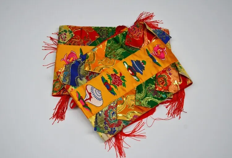 83cm Wholesale Buddhist Supplies HOME Temple Embroidery Eight Auspicious Symbol - Image 3