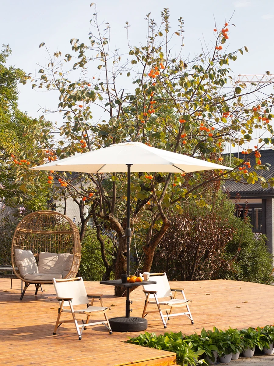 B & B Outdoor Umbrella, Comercial Stall Umbrella, Pátio, Terraço, Sol, Mercado Noturno, Stall