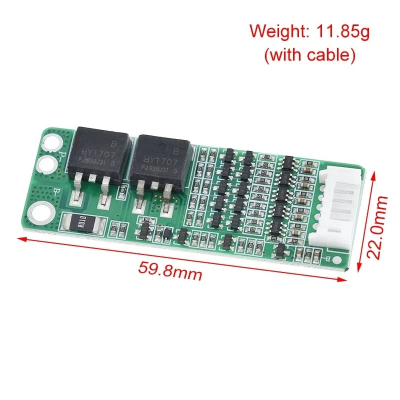 Carregador de Bateria Lithium-ion, Placa de Proteção de Carregamento, 18650, 5 Cordas, 5 S, 15A, 18.5V, 21V