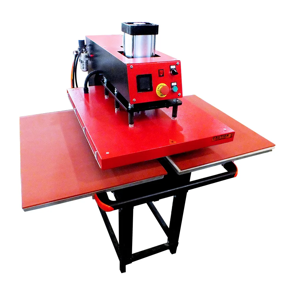 Pneumatic Double Stations Press Machine/Professional Pneumatic Big Size Heat Transfer