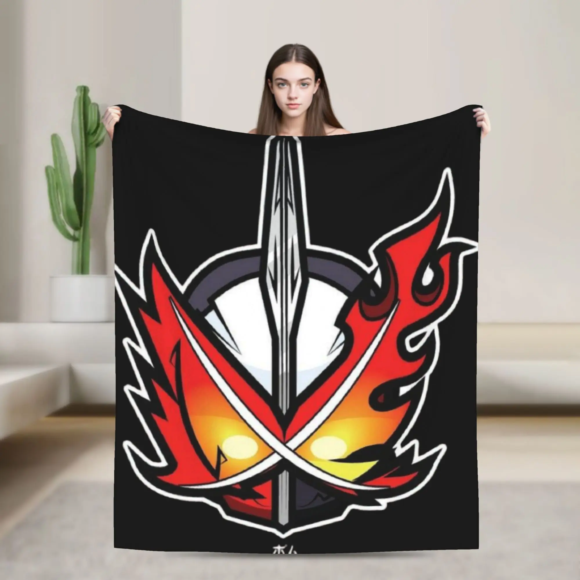 Kamen Rider Cartoon Blanket Quality Warm Soft  Bedding Throws Winter Travel Living Room Funny Bedspread