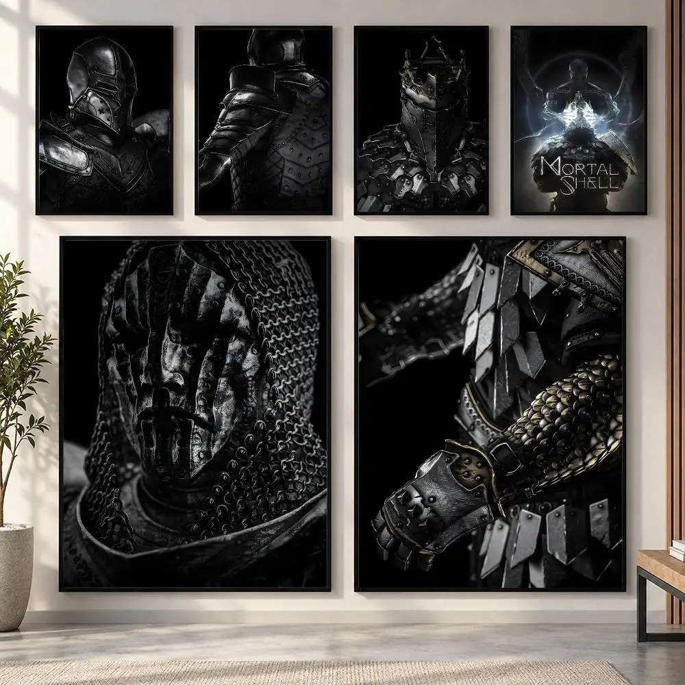 Video Game Mortal Shell Poster HD art sticky wall waterproof home living room bedroom bar aesthetic decoration