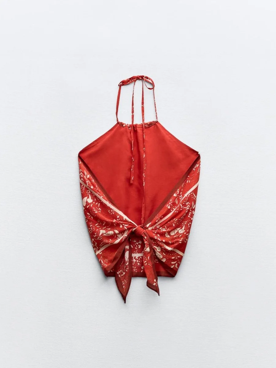 Sexy Bal Bedrucktes Crop Top Damen Sommer Neuankömmling ter Ne Weste Strapl Neline Pendeln Sle 00 % anderes Material