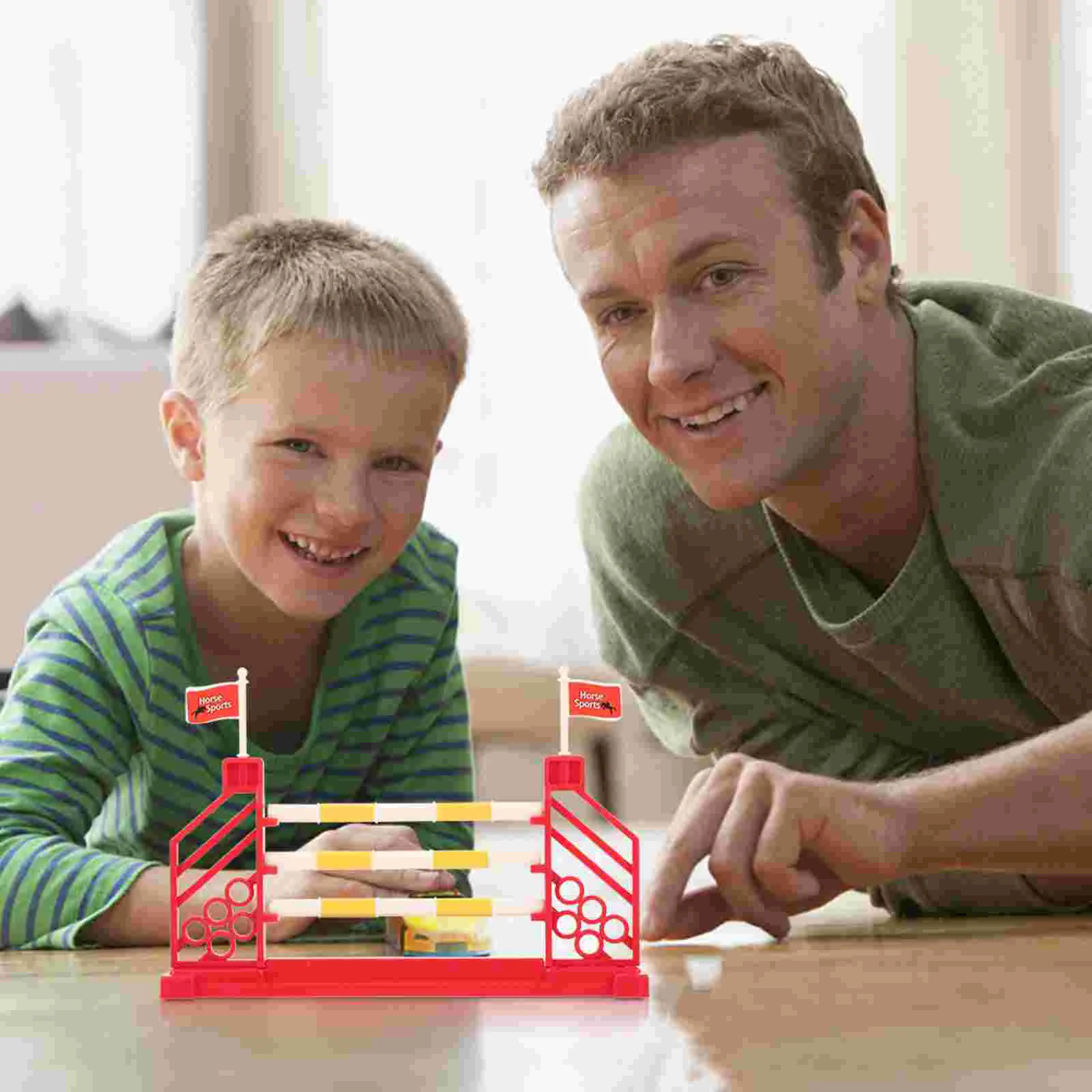 Pferdetraining Hürde Spielzeug Zaun Corral Spielzeug Tier Kinder Kunststoff DIY Puppenhaus Zubehör Zaun